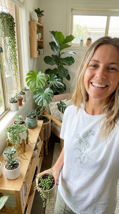 Paper Daisy Australian Native T-Shirt White